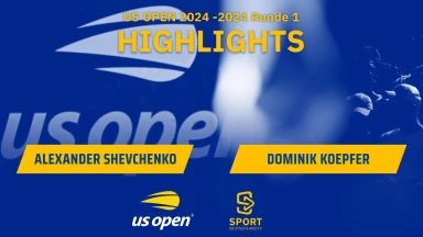 US Open 2024: Alexander Shevchenko vs. Dominik Koepfer - Runde 1 | HIGHLIGHTS