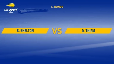 US Open 2024: Ben Shelton vs. Dominic Thiem - Runde 1 | HIGHLIGHTS