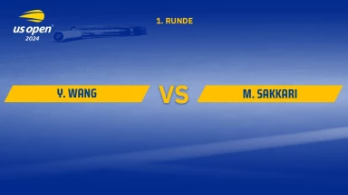 US Open 2024: Wang Yafan vs. Maria Sakkari - Runde 1 | HIGHLIGHTS