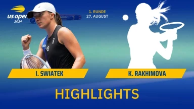 US Open 2024: Iga Swiatek vs. Kamilla Rakhimova - Runde 1 | HIGHLIGHTS
