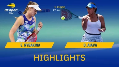 US Open 2024: Elena Rybakina vs. Destanee Aiava - Runde 1 | HIGHLIGHTS
