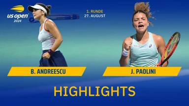 US Open 2024: Bianca Andreescu vs. Jasmine Paolini - Runde 1 | HIGHLIGHTS