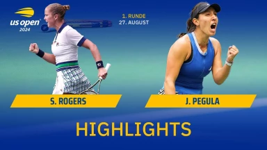 US Open 2024: Shelby Rogers vs. Jessica Pegula - Runde 1 | HIGHLIGHTS