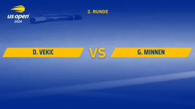 Donna Vekic (CRO) [24] vs. Greet Minnen (BEL) - 2. Runde - Court 12