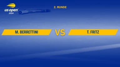 Matteo Berrettini (ITA) vs. Taylor Fritz (USA) [12] - 2. Runde - Louis Armstrong Stadium