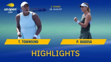 US Open 2024: Taylor Townsend vs. Paula Badosa - Runde 1 | HIGHLIGHTS