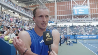US OPEN 2024: Alexander Zverev nach dem Erfolg über Muller im Interview