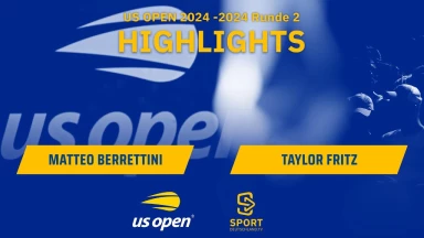 US Open 2024: Matteo Berrettini vs. Taylor Fritz - Runde 2 | HIGHLIGHTS