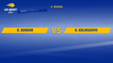 Anna Bondar (HUN) vs. Anna Kalinskaya [15] - 2. Runde - Court 5