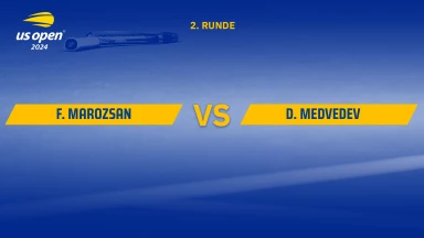 Fabian Marozsan (HUN) vs. Daniil Medvedev [5] - 2. Runde - Louis Armstrong Stadium