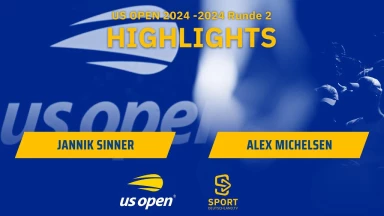 US Open 2024: Jannik Sinner vs. Alex Michelsen - Runde 2 | HIGHLIGHTS