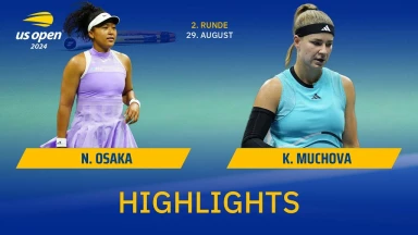 US Open 2024: Naomi Osaka (JPN) vs. Karolina Muchova (CZE) | Highlights
