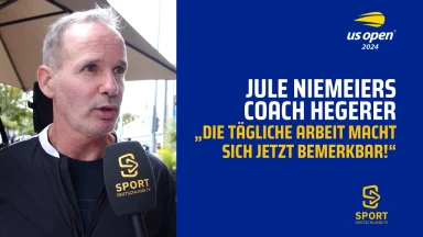 US Open 2024: Jule Niemeiers Coach Michael Geserer vor dem Drittrundenmatch