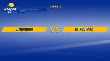 Emma Navarro (USA) [13] vs. Marta Kostyuk (UKR) [19] - 3. Runde - Louis Armstrong Stadium
