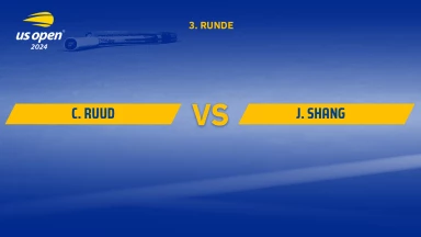 Casper Ruud (NOR) [8] vs. Juncheng Shang (CHN) - 3. Runde - Grandstand