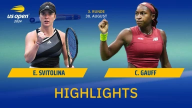 Elina Svitolina vs. Coco Gauff I Runde 3 Highlights