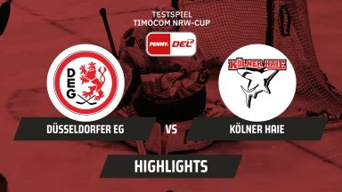 Timocom NRW-Cup: Düsseldorfer EG vs. Kölner Haie I Highlights