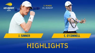 US Open 2024: Jannik Sinner vs. Christopher O'Connell- 3. Runde | Highlights