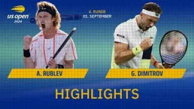 Andrey Rublev vs. Grigor Dimitrov - HIGHLIGHTS