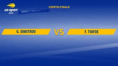 Grigor Dimitrov (BUL) [9] vs. Frances Tiafoe (USA) [20]  - kommentiert von Dennis Heinemann - Viertelfinale - Arthur Ashe Stadium