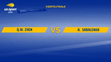 Qinwen Zheng (CHN) [7] vs. Aryna Sabalenka [2] - kommentiert von Markus Theil - Viertelfinale - Arthur Ashe Stadium