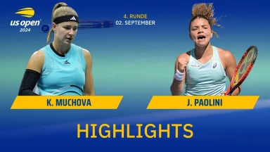 Karolina Muchova - Jasmine Paolini - Achtelffinale - Highlights