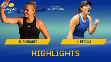 Diana Shnaider vs. Jessica Pegula - Achtelfinale - Highlights