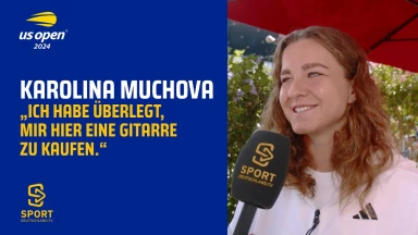 Sportliche Familie und Gitarre spielen - Karolina Muchova bei den US Open 2024 | SDTV