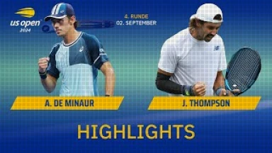 Alex de Minaur [10] vs. Jordan Thompson Achtelfinale - Highlights