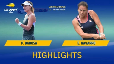 Paula Badosa - Emma Navarro - Viertelfinale - Highlights