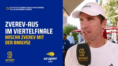 US OPEN 2024: Nach Zverev-Aus! Mischa Zverev unmittelbar nach dem Match im Interview