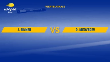 Jannik Sinner (ITA) [1] vs. Daniil Medvedev [5] - Viertelfinale - kommentiert von Andreas Thies - Viertelfinale - Arthur Ashe Stadium