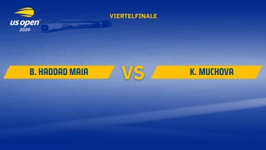 Beatriz Haddad Maia (BRA) [22] vs. Karolina Muchova (CZE) - kommentiert von Mario Harter und Sascha Bajin - Viertelfinale - Arthur Ashe Stadium