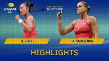 Qinwen Zheng (CHN) [7] vs. Aryna Sabalenka [2] Viertelfinale - Highlights