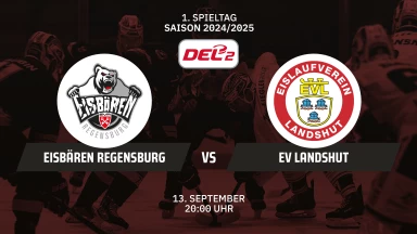 DEL2: Eisbären Regensburg vs. EV Landshut