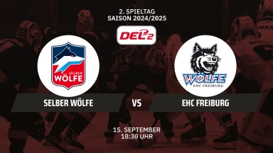 DEL2: Selber Wölfe vs. EHC Freiburg