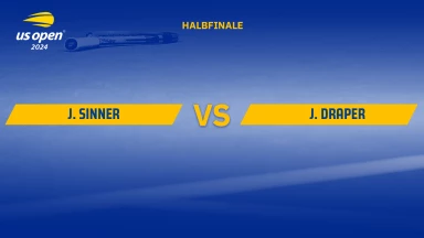 Jannik Sinner (ITA) [1] vs. Jack Draper (GBR) [25] - kommentiert von Matthias Stach und Boris Becker - Halbfinale - Arthur Ashe Stadium