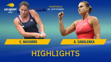 Emma Navarro vs. Aryna Sabalenka - Halbfinale - HIGHLIGHTS