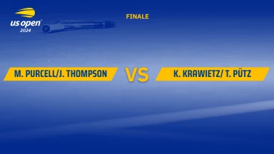 M. Purcell/J. Thompson [7]  vs. K. Krawietz/T. Pütz [10] - kommentiert von Dennis Heinemann - Finale - Arthur Ashe Stadium
