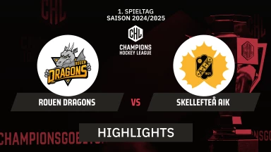 CHL: Rouen Dragons vs. KAC Klagenfurt - Hauptrunde