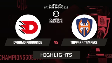 CHL: Dynamo Pardubice vs. Tappara Tampere - Hauptrunde I Highlights