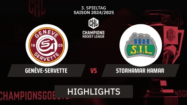 CHL: Genève-Servette vs. Storhamar Hamar | Highlights