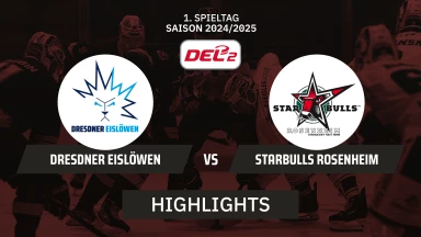 DEL2: Dresdner Eislöwen vs. Starbulls Rosenheim | Highlights