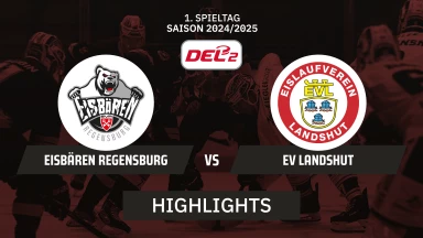 DEL2: Eisbären Regensburg vs. EV Landshut | Highlights