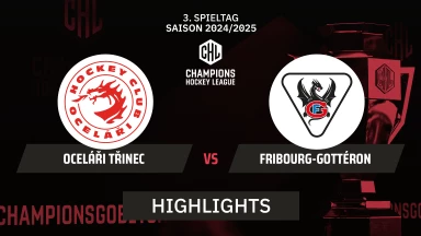 CHL: Oceláři Třinec vs. Fribourg-Gottéron - Hauptrunde | Highlights