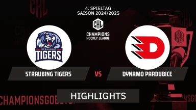 CHL: Straubing Tigers vs. Dynamo Pardubice | Highlights