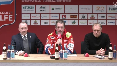 DEL2: Selber Wölfe vs. EHC Freiburg | Pressekonferenz