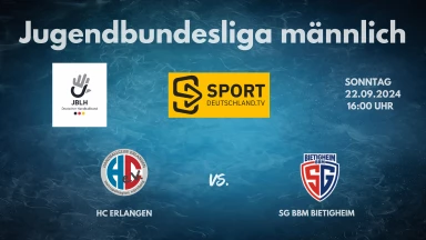 JBLH mA 1. Liga Süd: HC Erlangen vs. SG BBM Bietigheim
