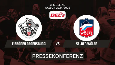 DEL2: Eisbären Regensburg vs. Selber Wölfe | Pressekonferenz