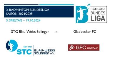 2. Badminton BL Nord: STC Blau-Weiss Solingen - Gladbecker FC